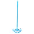 thumbnail image 3 of LABRIMP 9.4X6.1in Triangular Cleaning Mop Blue Plastic Chenille for Bathroom Small Spaces 1 Set, 3 of 7
