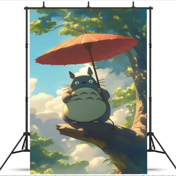 Studio Ghibli Taspestry Poster Banner Backdrop Background Wall Decor Party Supplies