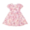 thumbnail image 4 of Kensie Girl Short Sleeve Allover Printed Ruffle Dress, Sizes 4-16, 4 of 6