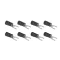 thumbnail image 3 of Terminales de pala de horquilla aislados de 300 piezas, terminales de pala de horquilla aislados Delaman Conector de cable tipo U de PVC de cobre para iluminación de transporte(SV2-4), 3 of 8