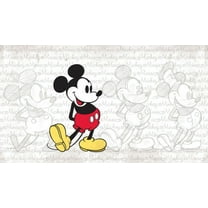 Classic Mickey Spray and Stick Wallpaper Mural