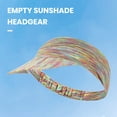 thumbnail image 4 of Sunscreen Visor Hat Large Wide Brim Breathable Quick Dry UV Empty Top Baseball Sun Cap for Women Men, 4 of 8