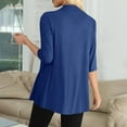 thumbnail image 5 of snilers Cardigan Sweaters for Women Trendy Loose Open Front Jacket Lightweight Casual Outerwear 3/4 Sleeve Cardigan, 5 of 8