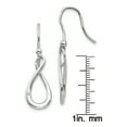 thumbnail image 6 of Primal Silver Sterling Silver Rhodium-plated 0.01 Cttw Diamond Earrings, 6 of 6
