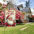 thumbnail image 4 of Rustic Santa Candy Cane Polyester Garden Flag 12.5x18 Inch - Double-Sided Christmas Outdoor Indoor Party Banner, 4 of 6