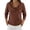 Brown, variant on Womens Long Sleeve Tops Cowl Neck Ribbed Knit Sweater Loose Fit Solid Color Pullover Lightweight Spring Shirts S-3XL