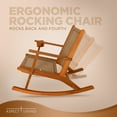 thumbnail image 5 of Aspect Living Vega Natural Stain Outdoor Rocking Chair, 5 of 7