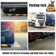 thumbnail image 4 of Costway 72'' Rubber Car Parking Block RV Trailer Wheel Tire Stopper Garage Driveway, 4 of 10