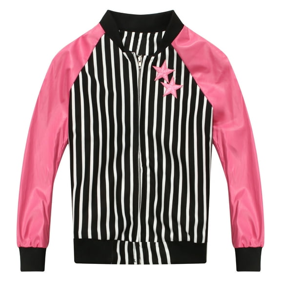 Richie House Girls' Zip Jacket with Stars RH1032