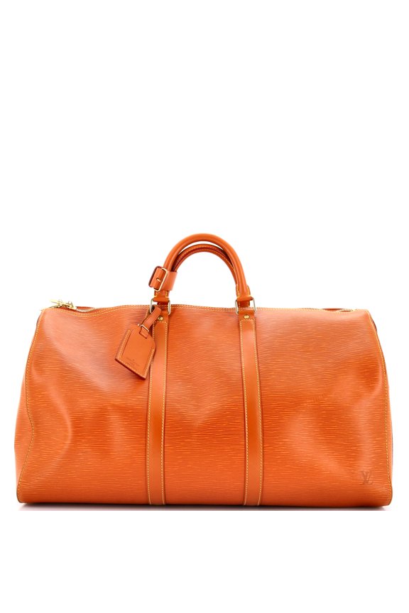 Pre-Owned Keepall Bag Epi Leather 50 By Rebag