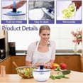 thumbnail image 2 of Salad Spinner, Professional Salad Spinner, Hand Crank Salad Spinner, Classic Salad Spinner, 2 of 4