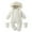 White, variant on Fozruso Boys Lightweight Puffer Jacket 0-3 Months,Boys Snow Wear Winter Baby Jumpsuit With Hood And Collar Warm Romper For Infants 0 24 Months Beige