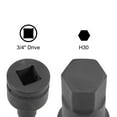 thumbnail image 3 of Unique Bargains 3/4-Inch Drive x 30mm Impact Hex Bit Socket, Metric 4" Length, Cr-Mo Steel, 3 of 3