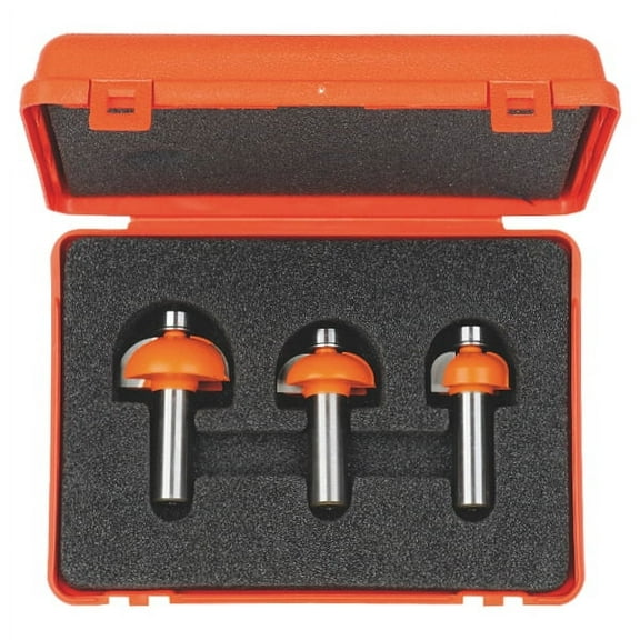CMT Cove Drill Bits, Orange, 3 Pieces