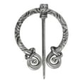 thumbnail image 2 of 1pc Retro Penannular Brooch Pin Cloak Lapel Shawl Pin Clasp Antique 4, 2 of 6