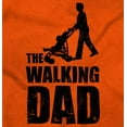 thumbnail image 2 of Walking Dad Nerdy Zombie Movie Lover Men's Big & Tall Graphic Hoodie Brisco Brands 2X, 2 of 4