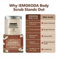 thumbnail image 6 of Coconut Body Scrub - Natural Sea Salt Exfoliator for Soft & Smooth Skin, Deep Cleansing & Revitalizing Body Skin Care, Hydrating Treatment for All Skin Types, 4.23oz (120g), 6 of 8