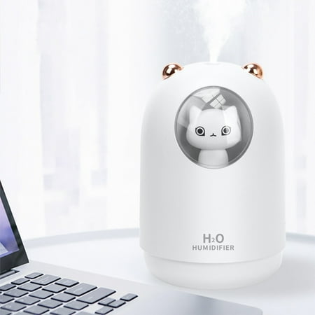 

Blateno Colorful Cool Mini Humidifier USB Personal Desktop Humidifier for Car Office Room Bedroom Babies Room Office Home Super Quiet Auto Shut-Off 2 Mist Modes Super Quiet