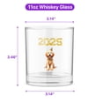 thumbnail image 5 of Happy New Year Goldendoodle Welcome 2025 Balloon Firework Party 11oz Whiskey Glass Mug Doodle Dog Lover Gifts Idea Whiskey Cocktail Glasses Cup - 01014, 5 of 5