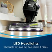 BISSELL Upright Vacuum, PowerLifter Allergen Pet Rewind, Pet Friendly , Bagless, HEPA filter, with Tangle Free Brush Roll, Swivel Steering and LED Headlights, 3404, Black