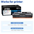 thumbnail image 2 of Cartuchos de tóner compatibles HP 215A, paquete de 4 unidades, 2 of 7