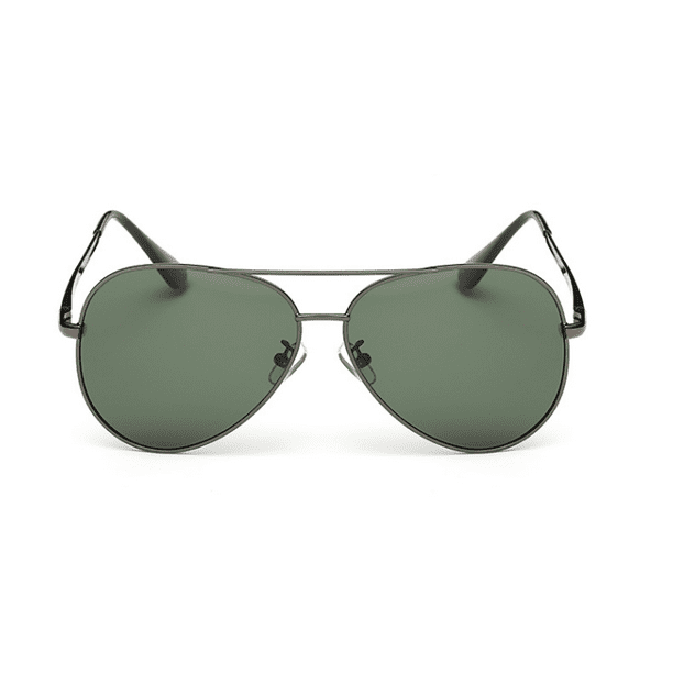 Sunglasses-like polarized lens, travel, driving, transparent beach mirror *  gray frame green glasses lens