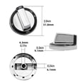 thumbnail image 2 of ARCADORA Stove Knob Replacement for Universal Fit W10415450 Durable Easy Install Upgrades Kitchen Look, 2 of 2
