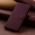 thumbnail image 6 of Allytechgroup for iPhone 16 PU Premium Leather Wallet Case with Credit Card Slot,Flip Kickstand Ultra-Slim Cover with Wrist Strap Shockproof Full Body Cover for iPhone 16 Women Girls, Winered, 6 of 6