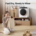 thumbnail image 3 of 110V Portable Clothes Dryer 830W Compact Laundry Dryers 2 cu.ft Electric Machine with Stainless Steel Tub for Apartment,RVs,Dorms,12LBS drying machine Clothing Dryer secadora portatil de ropa, 3 of 8