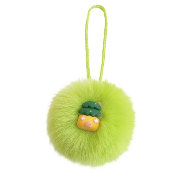 Bklubk Christmas Ornaments Faux Ball Hanging Decorations With Santa Snowman Mini Cute Baubles For Christmas Tree Wreath Home