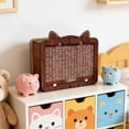 thumbnail image 6 of Retro Cat Print Wooden Piggy Bank with Erasable Pen Reusable Money Saving Box 1ml Decorative Coin Bank for Budgeting Goals Wood Home Decor Storage, 6 of 7