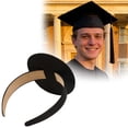 thumbnail image 2 of Graduation Cap Secure Headband – Comfortable Grad Cap Holder With Soft Padding Sturdy Hair For Keeping Mortarboard In Place During Commencement Ceremonies And Photo,grad party supplies class of 2026, 2 of 7