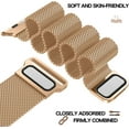 thumbnail image 4 of Goodwill for Apple Watch Band Series SE 7 6 5 4 3 2 1 38mm 40mm 41mm 42mm 44mm 45mm Women and Men, Stainless Steel Mesh Loop Magnetic Clasp Replacement for iWatch Band, 4 of 7