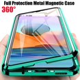 thumbnail image 2 of 360 ° Full Protected Metal Magnetic Double-Sided Glass Phone Case For Xiaomi 13T 11T Redmi Note 12 11 9 S 10 8 Pro Bumper Cover, 2 of 5