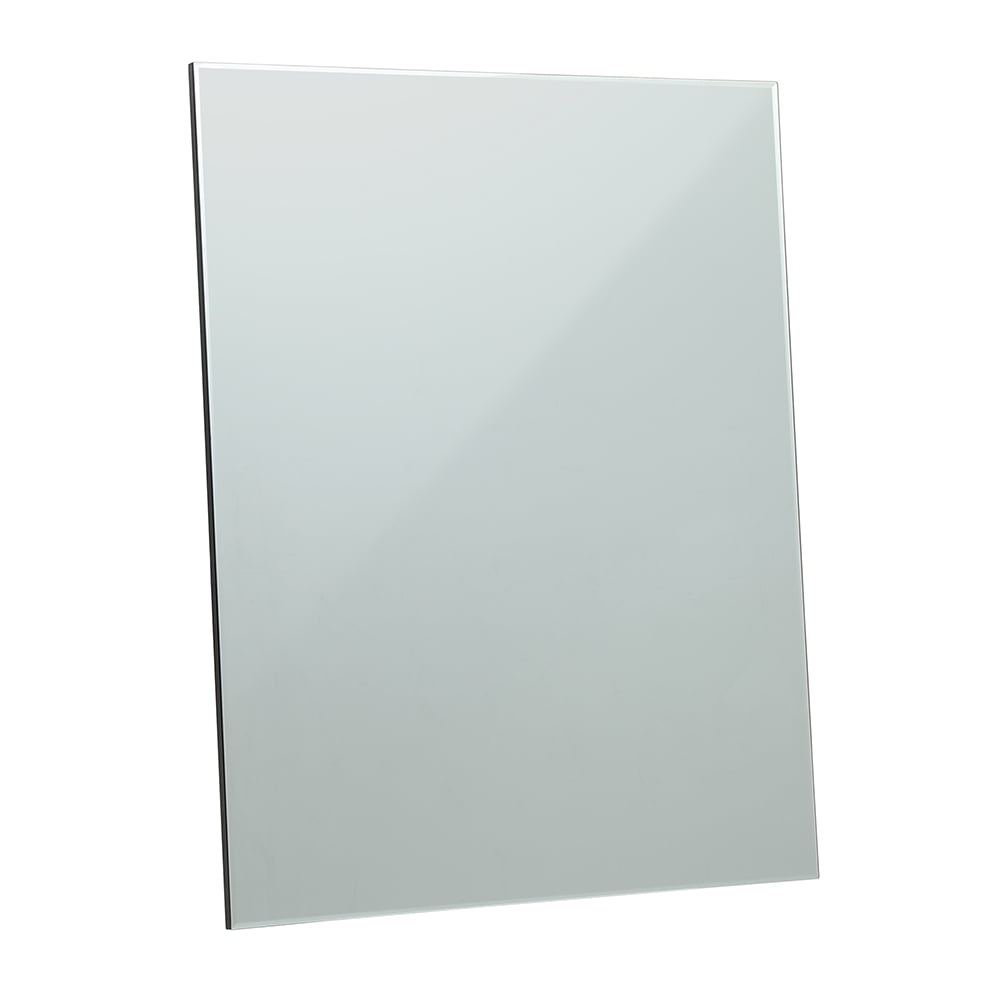 Kadyn 33.07"L x 26.77"W Mirror, Hanging Mirror for Wall, Wall Mirror with 2 high-quality metal hooks, Clear + Black