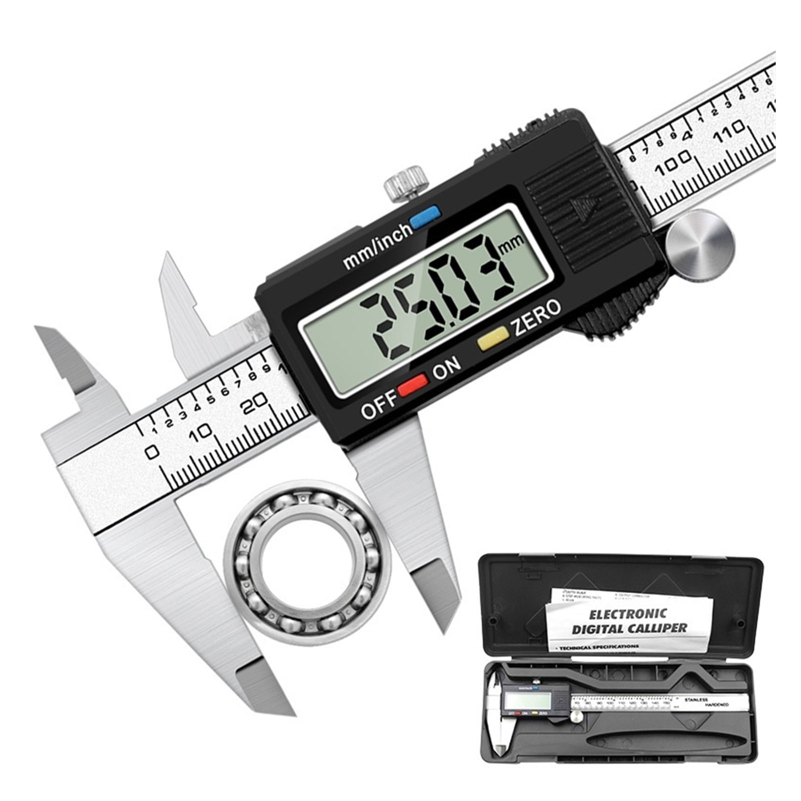 6 Inch 0-150mm Measuring Tool Stainless Steel Caliper Digital Vernier Caliper
