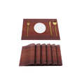 thumbnail image 1 of Manteles Individuales Antideslizantes Para Restaurante 8 Pcs, 1 of 5