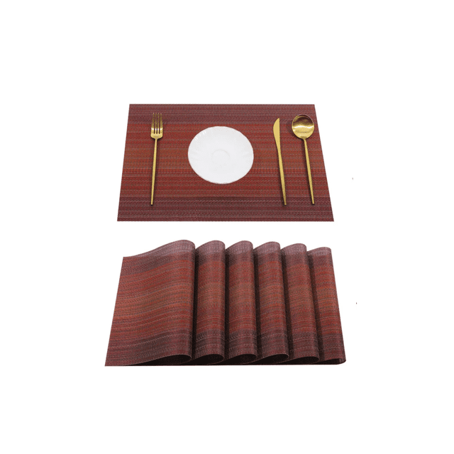 Manteles Individuales Antideslizantes Para Restaurante 8 Pcs