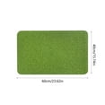 thumbnail image 3 of Faux Grass Doormat under $5! kkbbma PVC Grass Doormat for Entryway, Fake Turf Scraping Mat for Mud and Dirt, Indoor Outdoor Welcome Mat for Home and Garage, 3 of 9