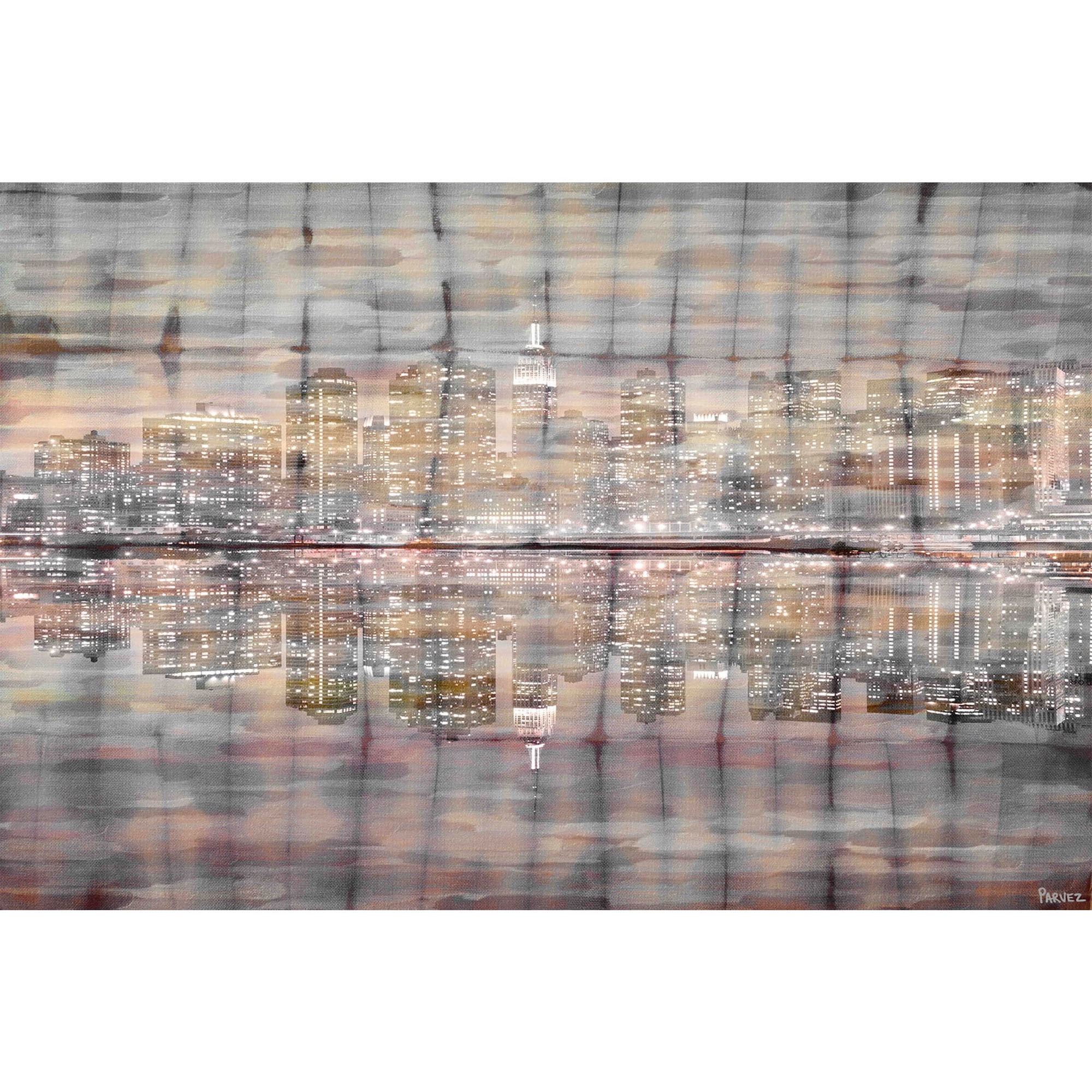 Parvez Taj "Bright Lights" Print on Canvas