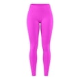 thumbnail image 5 of GPOECD Seamless Leggings for Women Lifting Workout Low Rise Control Athletic Activewear Stretchy Yoga Pants for Women,04_Hot Pink,L, 5 of 5