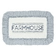 thumbnail image 2 of VHC Brands Sawyer Mill Farmhouse Bathmat, Blue, 20x30, 2 of 6