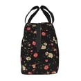 thumbnail image 2 of Lsque Red White Flowers Pattern Lunch Bag Women/Men Insulated Lunch Box,Small Leakproof Cooler Food Lunch Containers Reusable High Capacity Lunch Tote Bags, 2 of 6