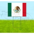 thumbnail image 1 of Mexico Flag (18" x 24") Yard Sign, Includes Metal Step Stake, 1 of 6
