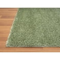 thumbnail image 4 of HR Plush Green Solid Color Shag Rug - Thick Pile, High-End, Soft & Cozy Floor Carpet for Bedroom & Living Room, 4 of 6