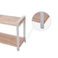 thumbnail image 4 of 2 Layers Kitchen Wooden Spices Rack Free Standing Shelf Rack Glass Pot Jars Seasoning Bottle Storage Racks Organizer Holder, 4 of 5