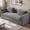 Gray, variant on Arouseden 83" Oversized Double Seater Sofa,Modern Chenille Sofa with Two Armrest Pillows and Two Backrest Pillows,Upholstered Couch for Bedrooms, Beige Couches for Living Room