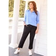 thumbnail image 3 of Catherines Women's Plus Size Cloud Knit French Terry Collared Tunic, 3 of 6