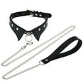 thumbnail image 2 of Choker Chain Leash Adjustable Creative Ring Choker Necklace Punk Choker Collar, 2 of 10