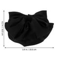 thumbnail image 4 of Belle Coiffe Nœud en Filet pour Femmes de Couleur Noire avec Design en Filet en Alliage et Polyester, 4 of 8
